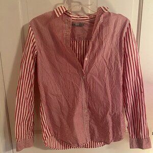 Trendy Pinstriped Uniqlo Button-up